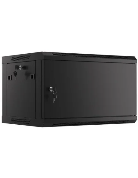 Rack mural 19" 6U F600 Puerta Metálica Ciega