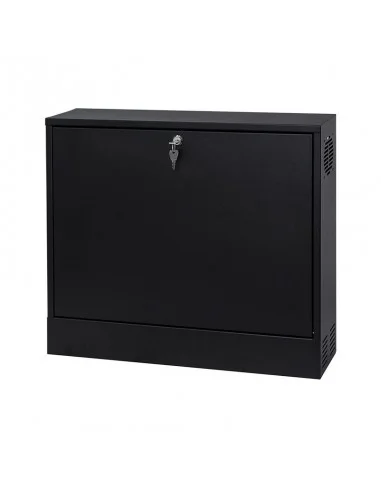 Rack mural 19" 2U vertical F-130mm abatible