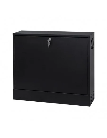 Rack mural 19" 2U vertical F-130mm abatible
