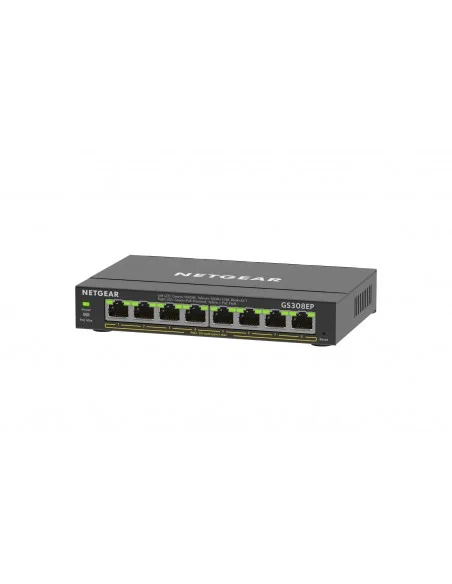 Switch Gigabit Ethernet Plus PoE+ de 8 puertos (62W) NETGEAR