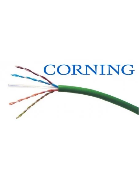 Cable CAT6 UTP 305m LSZH Rigido Corning (Verde)