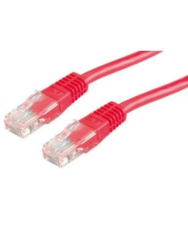 Latiguillo RJ45 3m CAT6 UTP LSZH Rojo (Liquidación)