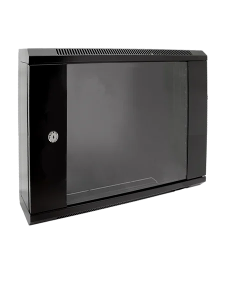 Rack Mural 19" 9U F150mm. Puerta Cristal