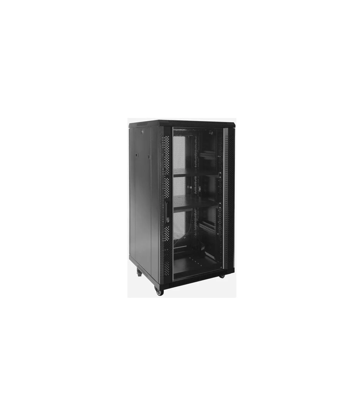 Rack 19" 22U 600X1000 Puerta de cristal