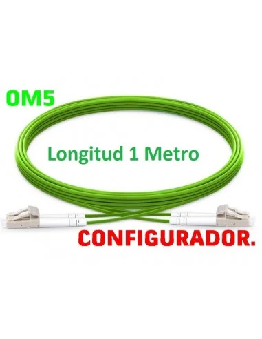 Configurador Latiguillo Fibra óptica OM5 Dúplex 1 metro