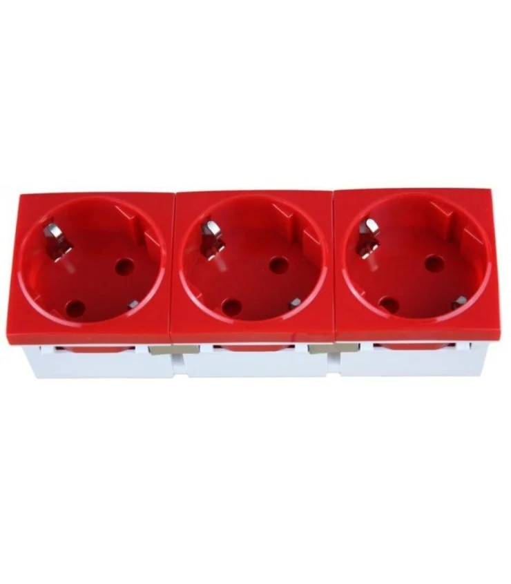 SHUCKO TRIPLE PARA PERFIL PLUS ROJO