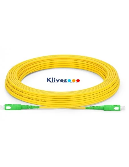 Latiguillo Fibra Óptica monomodo Simples SC-SC APC 0.5 Metros