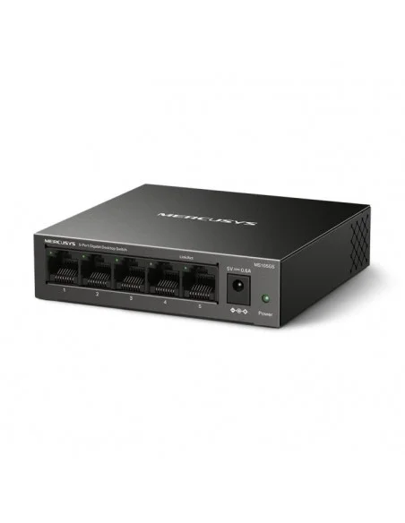 Switch 5 puertos 10/100/1000 caja metálica