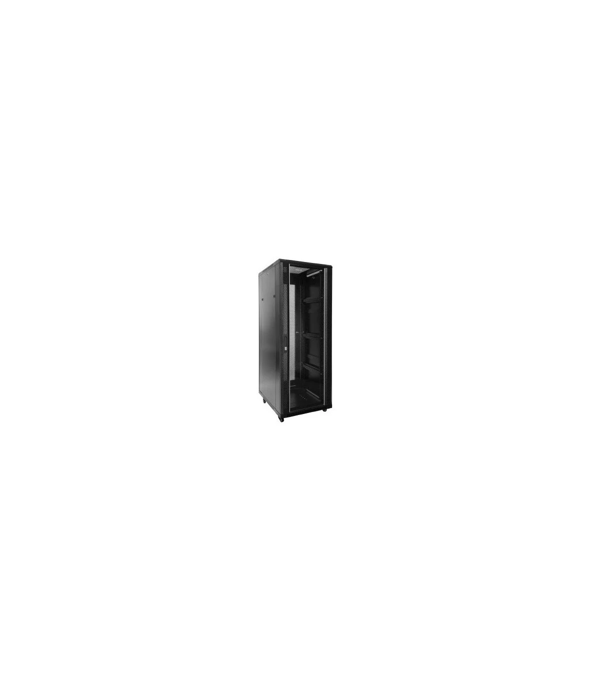 Rack KLIVES 19" 42U 600X800 Pta. Cristal y Puerta trasera perforada