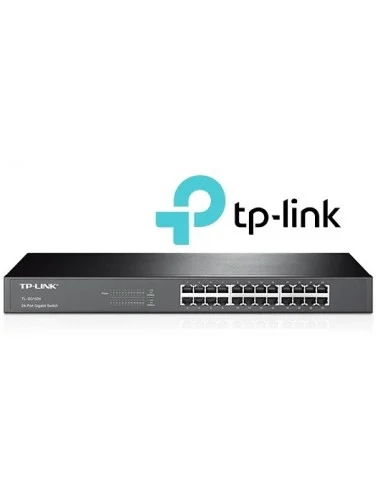 Switch 19" 24 puertos Gigabit TP-LINK