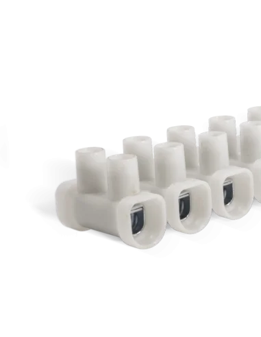 Regletas de polipropileno abocardadas 6mm
