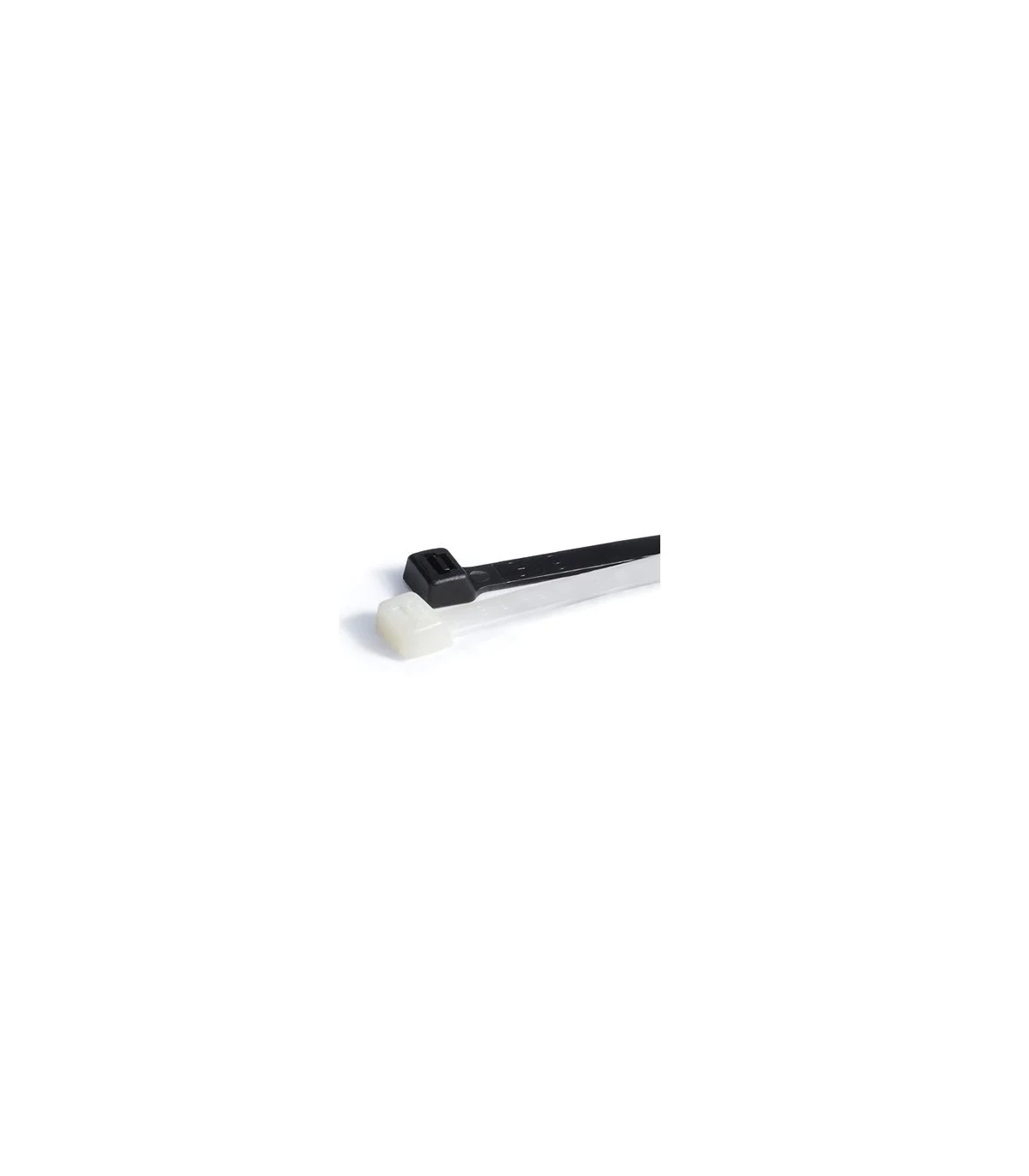 Brida Nylon 300x3,6mm Blanca/Negra (Bolsa 100Uds)