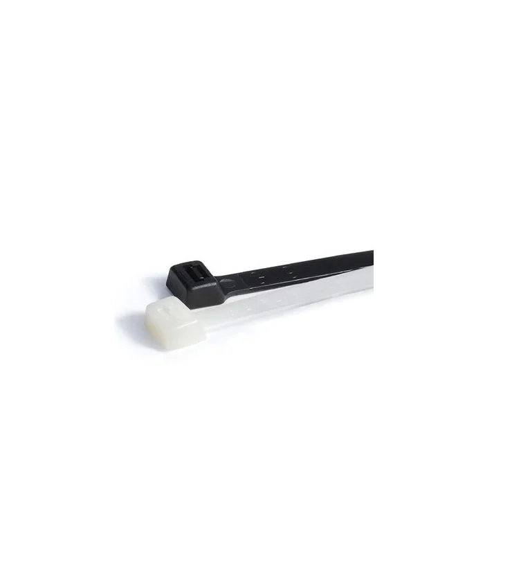 Brida Nylon 300x3,6mm Blanca/Negra (Bolsa 100Uds)