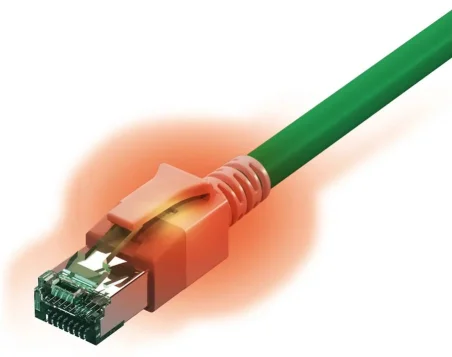 Latiguillo Cat.6A S/FTP Verde DualBoot LED (Varias medidas)