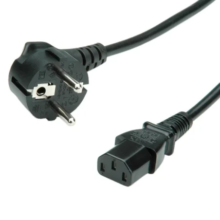 Cable Alimentación 1,8mts IEC-SCHUKO Negro