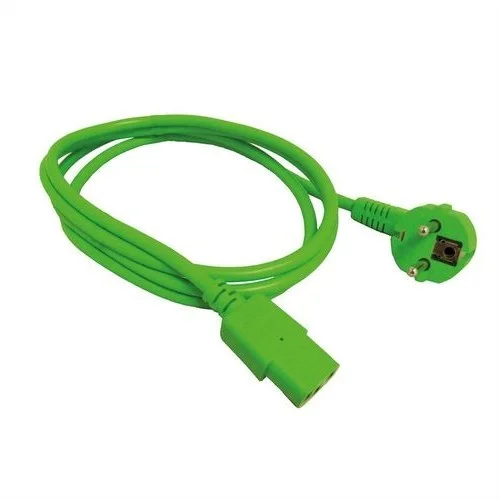 Cable Alimentación 1,8mts Shucko a IEC, Verde