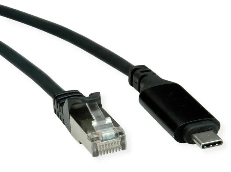 Cable convertidor USB 3.2 Gen 2 a Gigabit Ethernet, Negro, 5 m