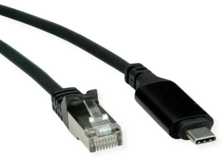 Cable convertidor USB 3.2 Gen 2 a Gigabit Ethernet, Negro, 5 m