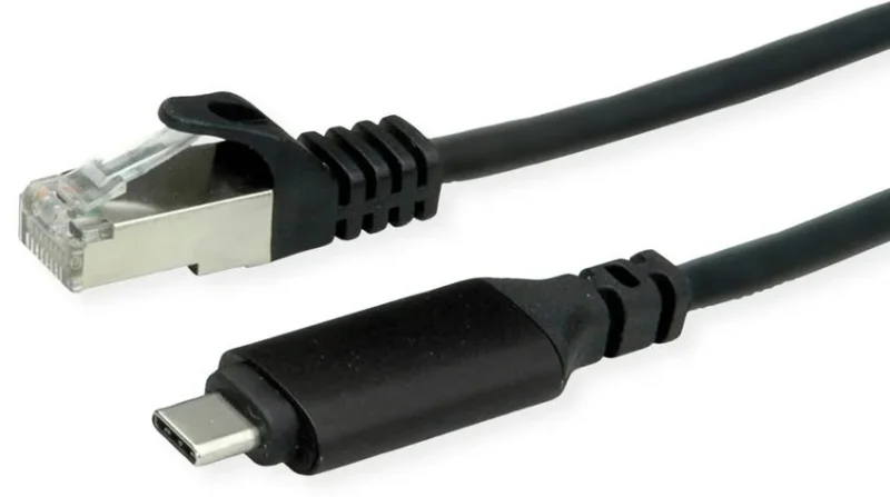Cable convertidor USB 3.2 Gen 2 a Gigabit Ethernet, Negro, 1,5 m